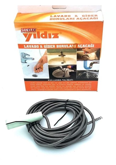Lavabo Ve Gider Boru Açacağı 3 Metre 2 1000'li Set