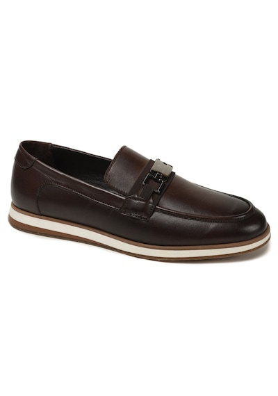 Pierre Cardin 63601 Kahverengi Erkek Loafer Günlük Deri Ayakkabı Kahverengi