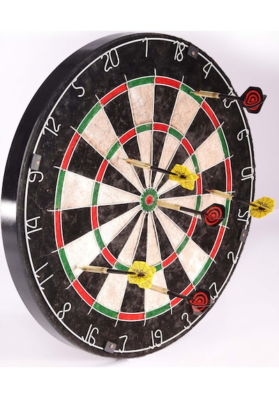 Delta Sisal Dart Seti 45 CM 18 İnç + 6 Ok 18 G Hedef Tahtası
