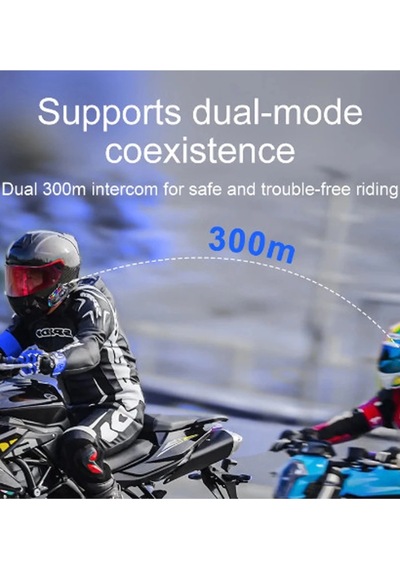 Y20 Max Motosiklet Bluetooth 5.3 Kask Intercom 2 Kişi 300 Metre Eşleşme Özellikli 55378437