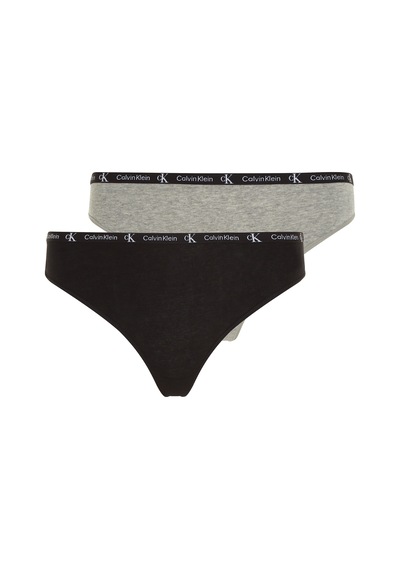 Calvin Klein Calvın Kleın Kadın 2 Li Tanga Qd3990e-bgh Qd3990e-bgh Çok Renkli Çok Renkli