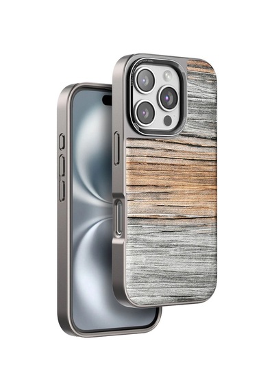 Venco Apple iPhone  Uyumlu  16 Pro Max Wave Kapak - Sarı
