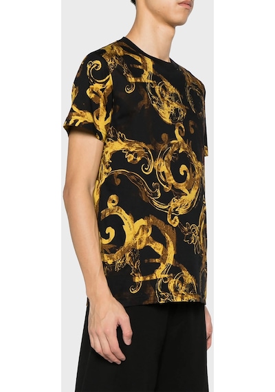 Versace Jeans Couture Erkek T Shirt 76gah6s0 Js287 G89 Siyah-gold Siyah-gold Siyah - Altın Versace Jeans Couture Erkek T Shirt 76gah6s0 Js287 G89 Siyah-gold Siyah-gold Siyah - Altın