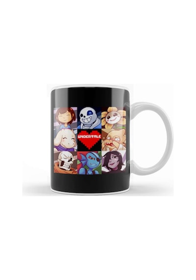 Undertale Friends 02 Kupa Bardak Porselen Karışık