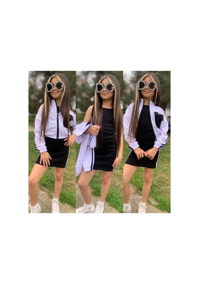 Azra Ceketli Elbise İkili Takım Siyah
