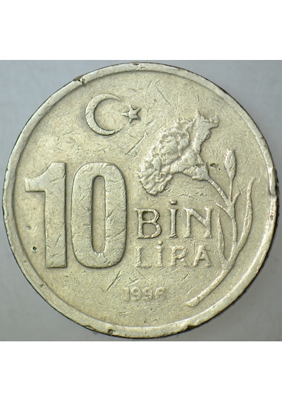 10 Bin Lira 1996 Kalın Tip.