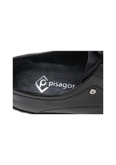 Pisagor Ps-2240 Hakiki Deri Erkek Kösele Klasik Ayakkabı Sıyah