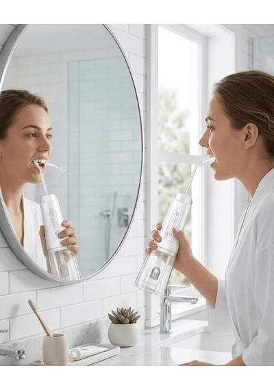 Lb Kablosuz Ağız Duşu Ipx7 Su Geçirmez 320 Ml Hazneli Güçlü Su Basınçlı