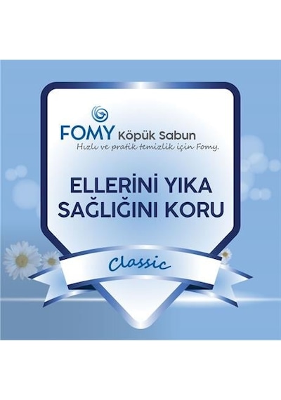 Fomy Classic Köpük El Sabunu 9 x 1 L + Dispenser