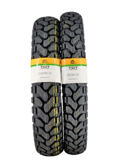 110/90-17 Ve 90/90-19 Kuba Blackcat Tl Tubeless - Dubleks Lastik Takımı