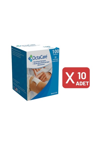 Medikaltec Steril Emici Kompres 20 Paket 100'lü - 10 Kutu 1000 Adet