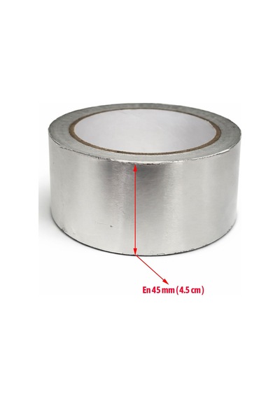 Alüminyum Folyo Bant 45 Mm X 25 Metre Isıya Dayanıklı Havalandırma Klima İzolasyon Tamir Bandı