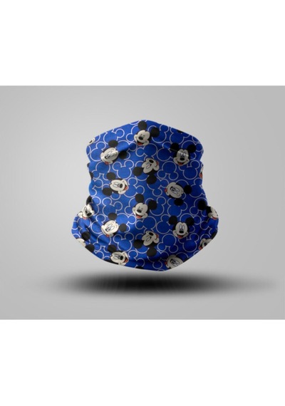Buffalo Unisex Mavi Bandanas Siyah