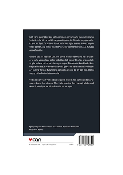 Bir Gençlik - Patrick Modiano - Can Yayınları