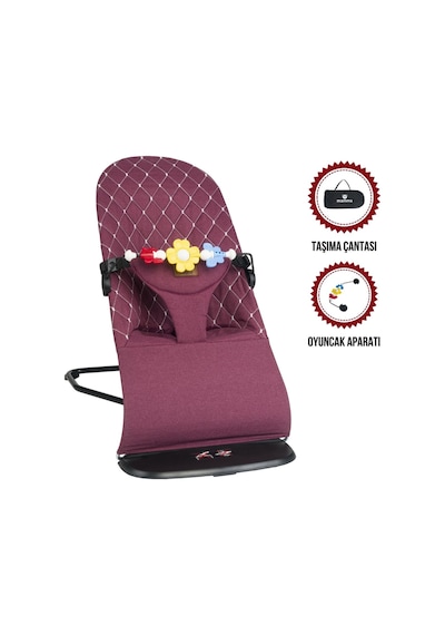 Mamma Smile Cotton Sallanır Üç Kademeli Ana Kucağı Oyuncak Aparatı Ve Seyahat Çantası