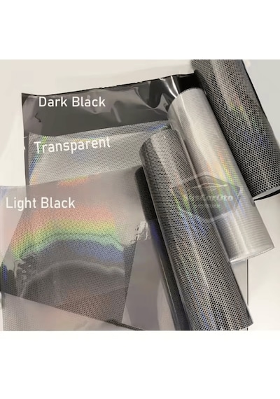Şeffaf Hologram Petek Desen Far Stop Filmi Far Folyosu Far Çizik Çizilme Engelleyici Folyo 100 X 30 Cm 00 Şüscaroto Aksesuar