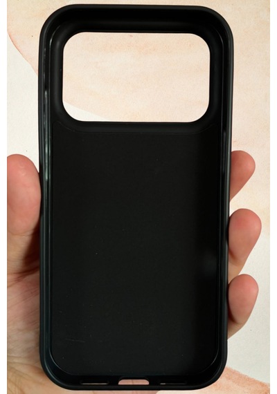 İphone 17 Pro Yıldız Tozu Premium Siyah Silikon Kılıf