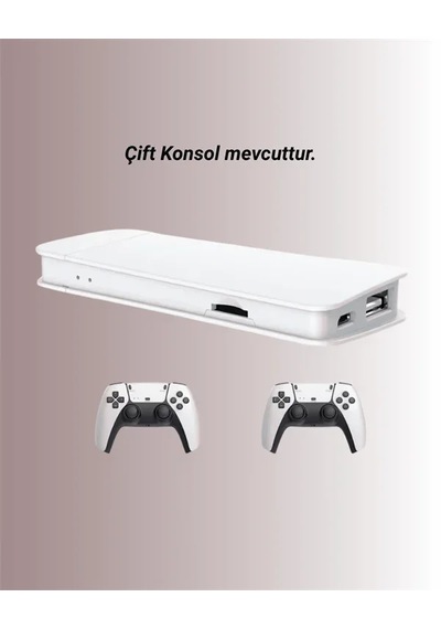 M15 Retro Konsol 20.000 Oyunlu, Çift Gamepadli, 4k Hdmı Çok Renkli