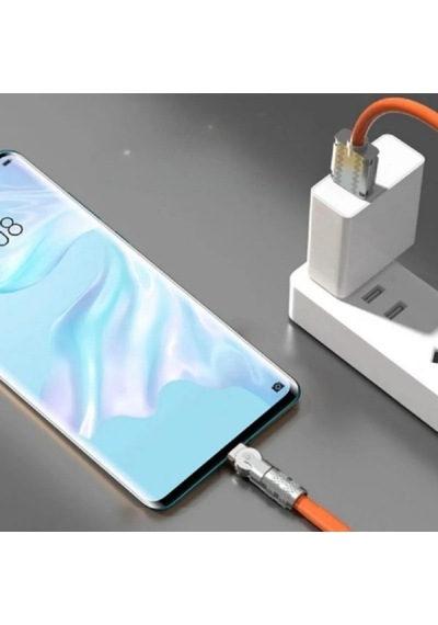 Android Type-c Dönebilen Şarj Kablosu Oynar Başlıklı1.2 Metre
