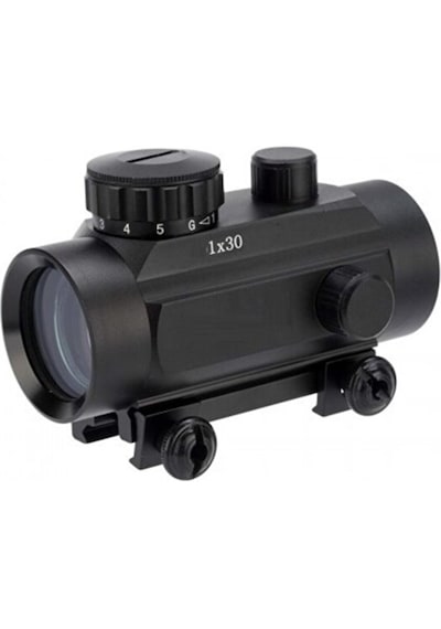 1x30 Eg Pratik Hedefleyici Nişangah Red Dot Sight Dot - Hedefleme Reddot Siyah