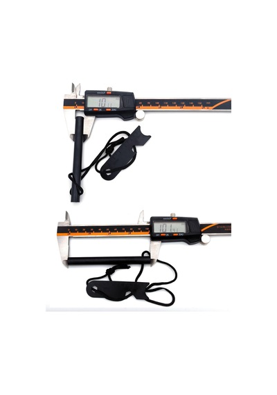 Valkyrie 10cm Boy 1cm En Full Magnezyum Ateş Başlatıcı Bar - %100 Katkısız Alüminyum İçermez Fire Starter Siyah