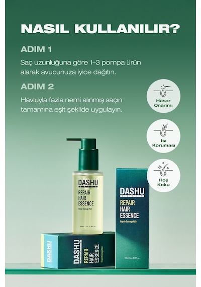 Dashu Daily Repair Hair Essence Argan Yağı İçeren Onarıcı Ve Isı Koruyucu Saç Bakım Esansı