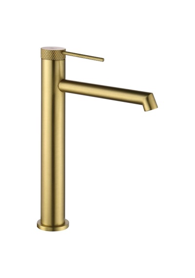 Fj-1022 Yüksek Lavabo Bataryası Fırçalanmış Altın Altın