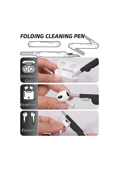 Çok Fonksiyonlu 7 Parça Klavye Ekran Kulaklık Temizleme Kiti