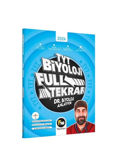 Barış Hoca Dr. Biyoloji TYT Biyoloji Full Tekrar Video Ders Kitabı  -  Barış Kapan  -  F10 Yayınları
