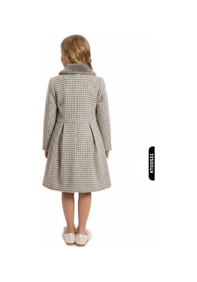 Xo Kids Kız Çocuk Kaban 8-12 Yaş 1057 Gri