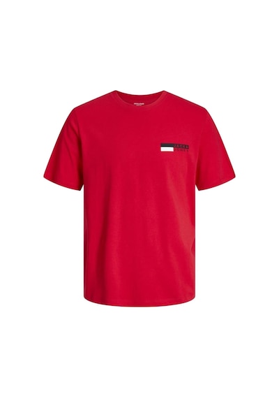 Jack & Jones Göğüs Baskılı Tişört - Corplogo 12233999 True Red Lacivert