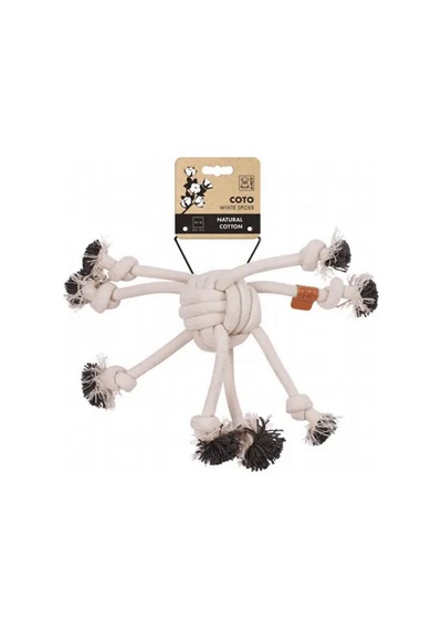 M-pets Coto Spider Örgü Köpek Oyuncağı Beyaz 38 Cm