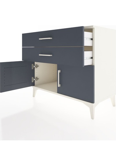 Hyperion Şifonyer 2 Çekmeceli 2 Kapaklı 88x44x80 Aytaşı-antrasit Aytaşı Hyperion Şifonyer 2 Çekmeceli 2 Kapaklı 88x44x80 Aytaşı-antrasit Aytaşı