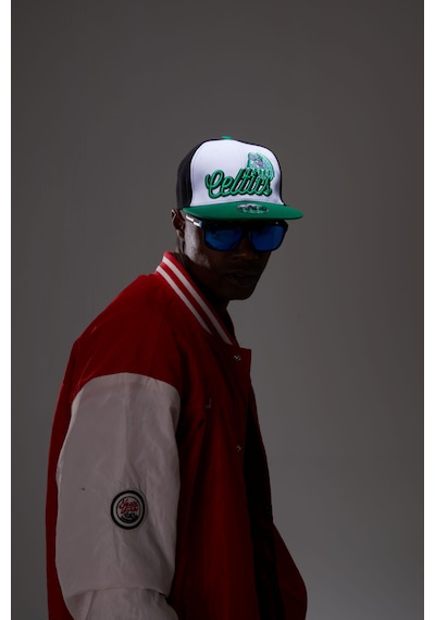 Berellini Celtics Hip-hop Şapka Özel Kolleksiyon Beyaz - Yeşil