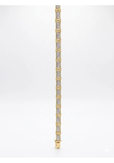 14 Ayar Altın Gold Top Bileklik 1226
