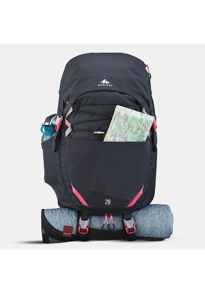 Quechua Çocuk Outdoor Sırt Çantası - 7/15 Yaş - 28 L - Gri - Mh500 Siyah