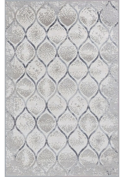 Rovigo Home Dijital Baskı Yıkanabilir Kaymaz Taban Salon Halısı Rvg0672 Gri