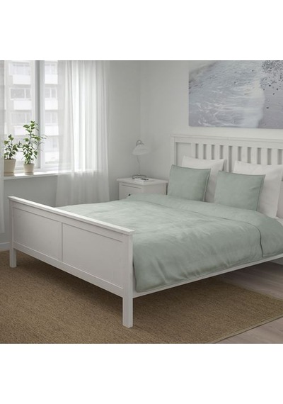 Ikea Bergpalm Çift Kişilik Nevresim Takımı 220 X 240 Cm Yeşil