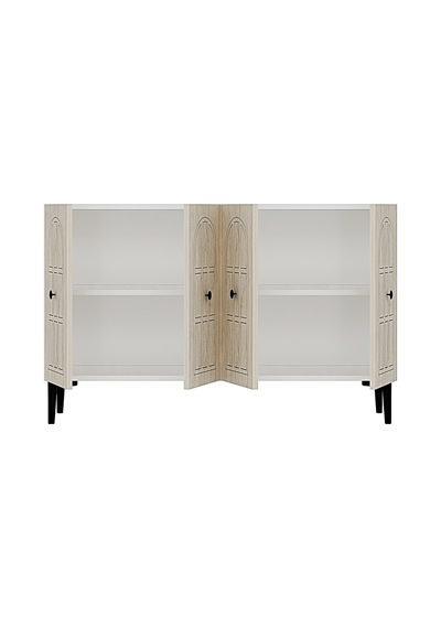 Ka1218bt Windo120 Konsol, Kahve Köşesi Ve Tv Sehpası, Çok Amaçlı Dolap Beyaz - Traverten 120cm Ka1218bt Windo120 Konsol, Kahve Köşesi Ve Tv Sehpası, Çok Amaçlı Dolap Beyaz - Traverten 120cm