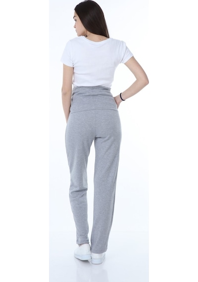Luvmabelly Myra8501 Beli Ayarlanabilir Hamile Günlük Ev Pantolonu -gri-gri