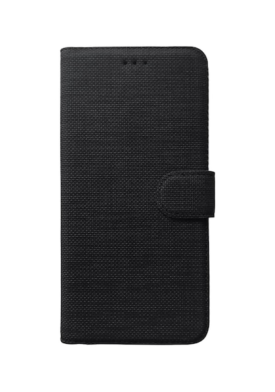 Xiaomi Redmi 10a İçin Kılıf Fabric Book Wallet Siyah Redmi 10a İle Uyumlu Kılıf - Siyah