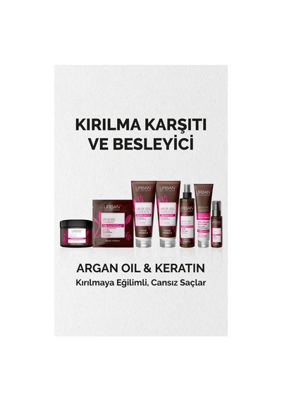 Argan Oil & Keratin Kolay Kırılan Yıpranmış Saçlara Özel Şampuan Set 3x250ml-vegan Tüm Saç Tipleri