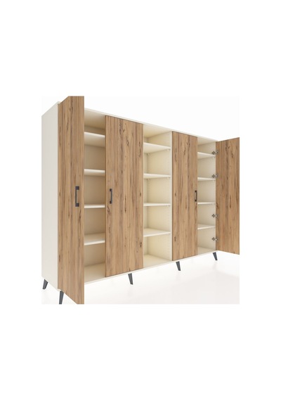 Hyperion Dolap 12 Raflı 4 Kapaklı 220x44x163 Aytaşı-çam/aytaşı Aytaşı-çam/aytaşı Hyperion Dolap 12 Raflı 4 Kapaklı 220x44x163 Aytaşı-çam/aytaşı Aytaşı-çam/aytaşı