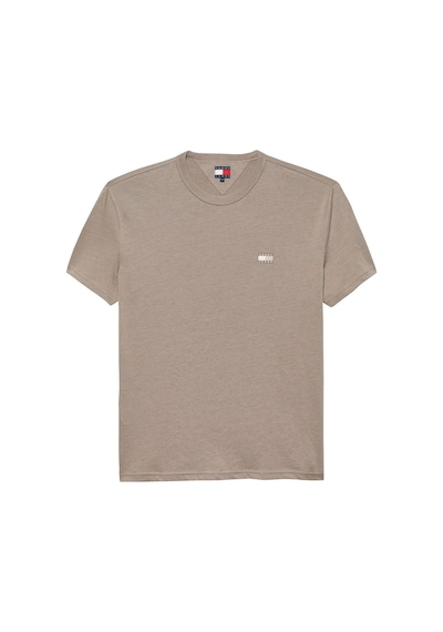 Tommy Hilfiger Tjm Reg Badge Tee Ext Erkek Gri T-shirt - Dm0dm22667