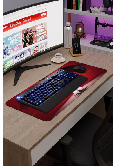 Ultrakill Kaymaz Dikişli Kauçuk Oyuncu Mousepad V5 - 70x30 Xl Gaming Mouse Pad Fare Altlığı