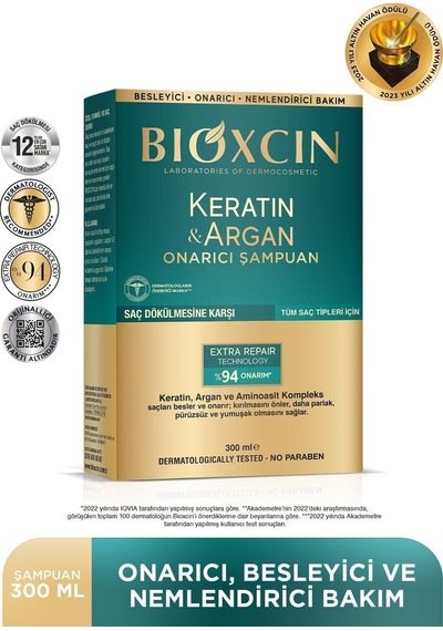 Keratin Onarıcı Bakım Şampuan 300 Ml+keratin Krem 250ml+argan Yağı 150ml+onarıcı Sıvı Yağ 150ml