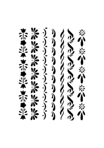 Cadence Stencil Şablon A4 Beyaz Tek Ebat,as-402 Eh6981