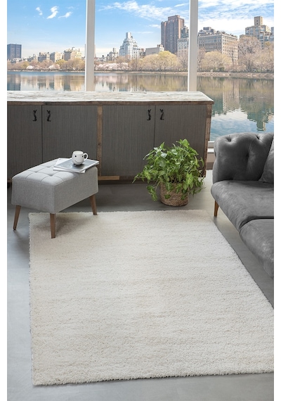 Mariesse Home Puffy Koleksiyonu Multi Bej Yumuşak Shaggy Oturma Odası Ve Salon Halısı