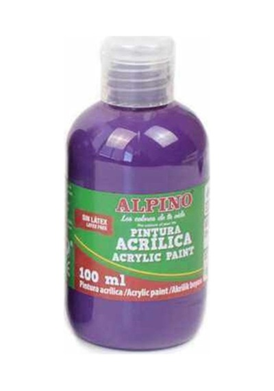 Alpino Akrilik Boya 100 Ml Mor Çok Renkli