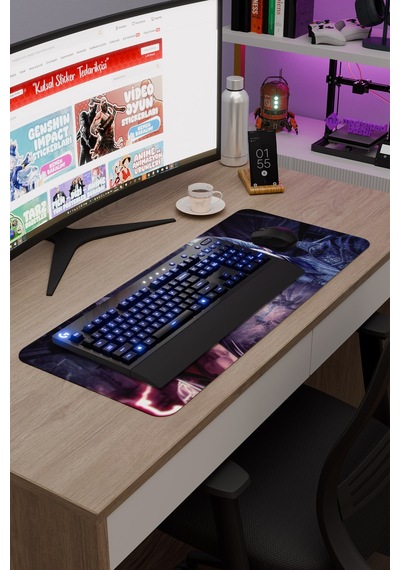 Tekken Kaymaz Dikişli Kauçuk Oyuncu Mousepad V3 - 70x30 Xl Gaming Mouse Pad Fare Altlığı